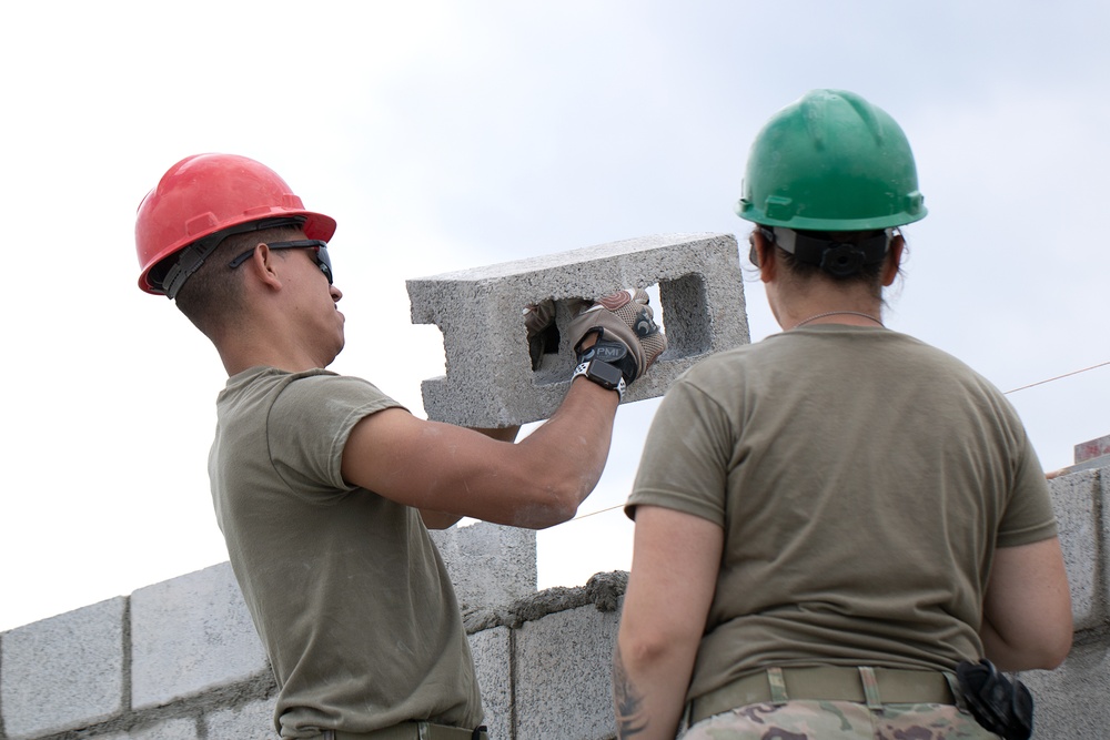 861st Engineers Build Multi-Purpose Building/Gym in Romania