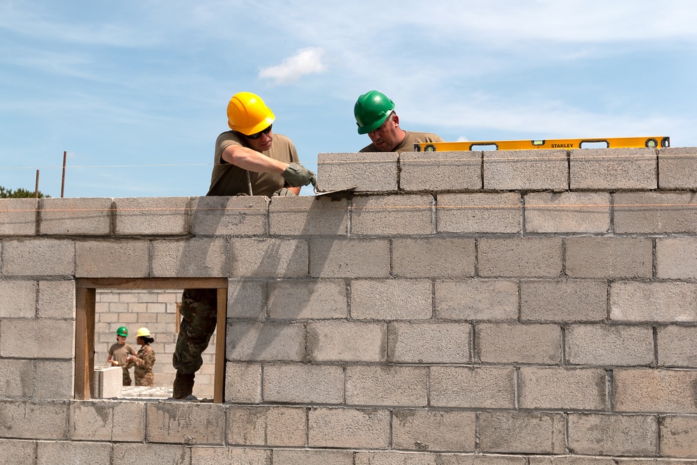 861st Engineers Build Multi-Purpose Building/Gym in Romania