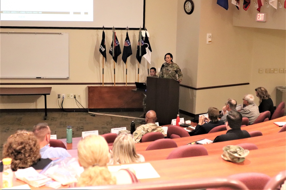 Fort McCoy garrison, tenant team members share ideas in meeting