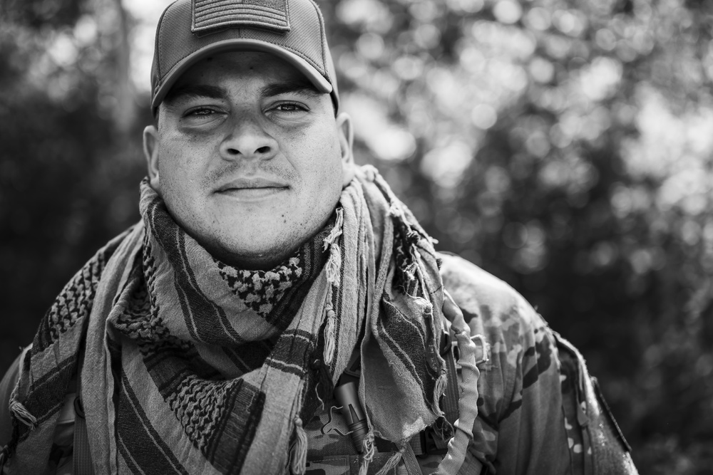 Spc. Carlos Ribot, Puerto Rico National Guard, at Northern Strike 19