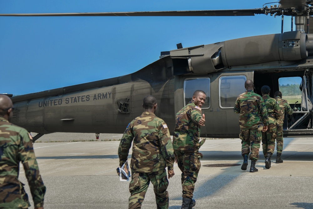 Liberian Armed Forces leave Alpena Combat Readiness Training Center