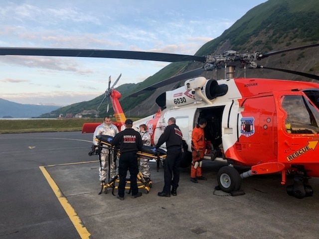 Coast Guard aircrew medevacs injured miner from Terror Lake, Alaska