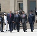 Trump, Pence Welcome Esper in Full Honors Welcome Ceremony
