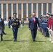 Trump, Pence Welcome Esper in Full Honors Welcome Ceremony