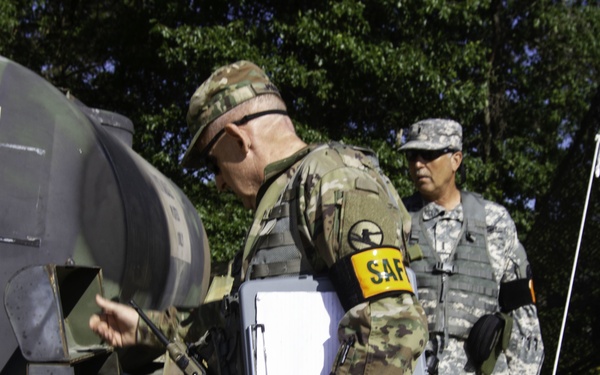 Safety inspects water buffalo