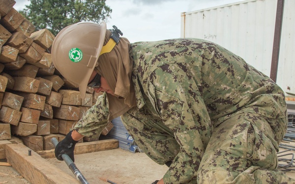 U.S. Navy Seabees Build School for Indigenous Colombian Tribe