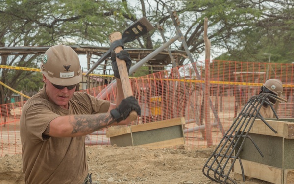 U.S. Navy Seabees Build School for Indigenous Colombian Tribe