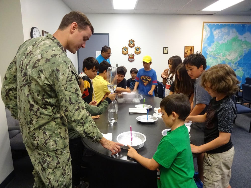 JTWC Leads Tour and STEM Demonstration for Local YMCA Children