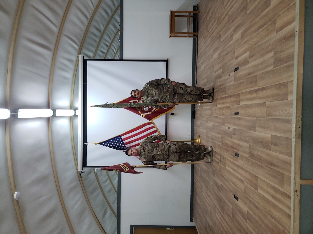 TOA Ceremony between the 657th and 607th Movement Control Teams