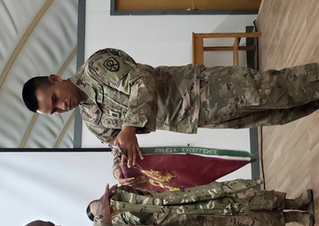 TOA Ceremony between the 657th and 607th Movement Control Teams