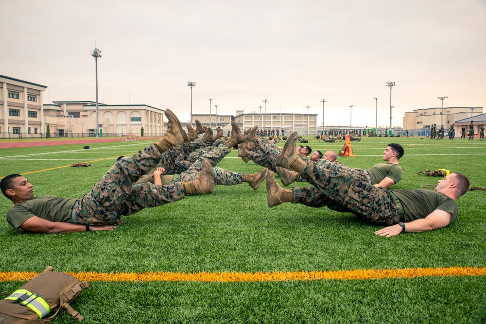 Headquarters and Headquarters Squadron Get After It