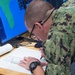 NEWPORT, R.I. (July 25, 2019) – Officer Candidate School (OCS) class 16-19 candidates practice navigation skills as part of their professional education at Officer Training Command (OTCN) in Newport, Rhode Island on July 25, 2019.