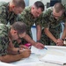 NEWPORT, R.I. (July 25, 2019) – Officer Candidate School (OCS) class 16-19 candidates practice navigation skills as part of their professional education at Officer Training Command (OTCN) in Newport, Rhode Island on July 25, 2019.