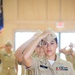 NEWPORT, R.I. (July 25, 2019) – Students of Officer Development School (ODS) class 19-050 get their service khaki uniforms inspected at Officer Training Command, Newport on July 25, 2019.