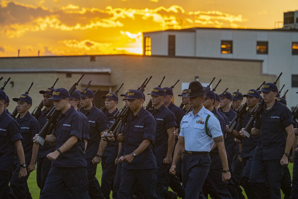 Coast Guard Training Center Cape May Sunset Parade