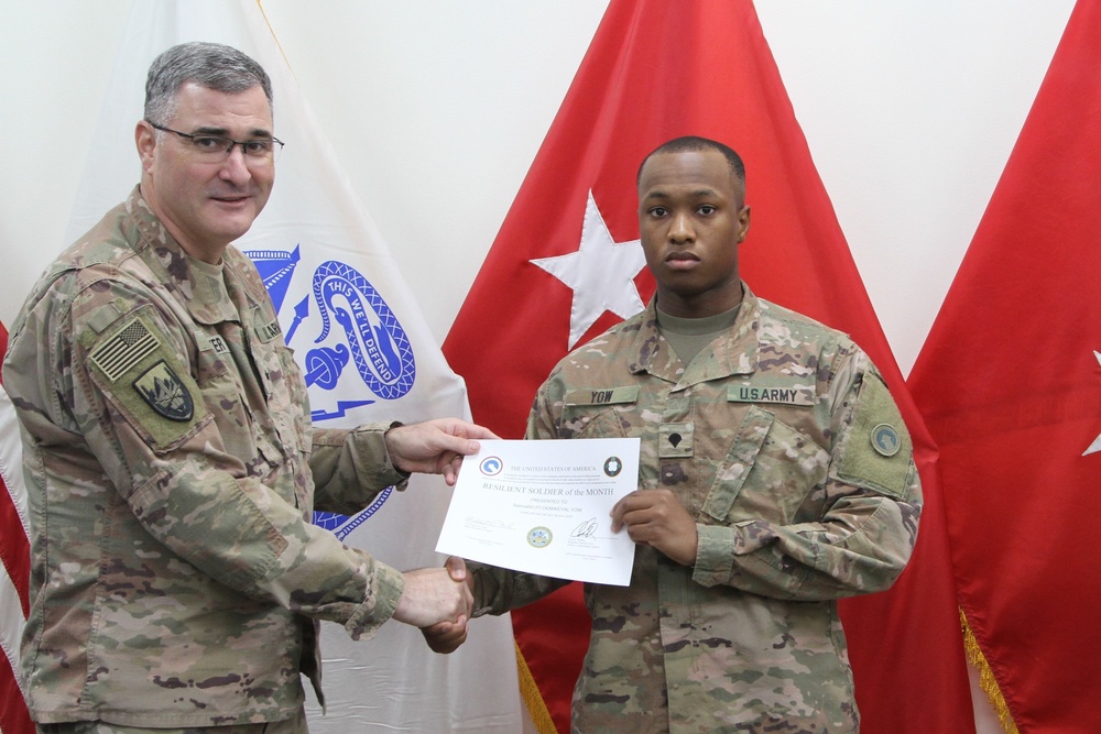 Resilent Soldier of the Month