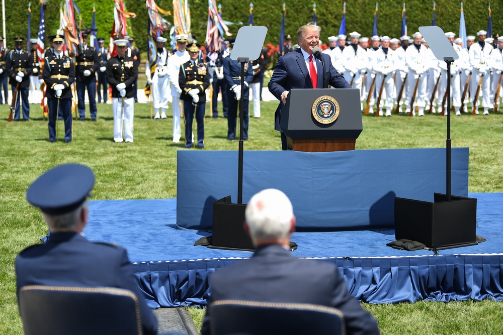Full Honors Welcome Ceremony in honor of Secretary of Defense Mark T. Esper