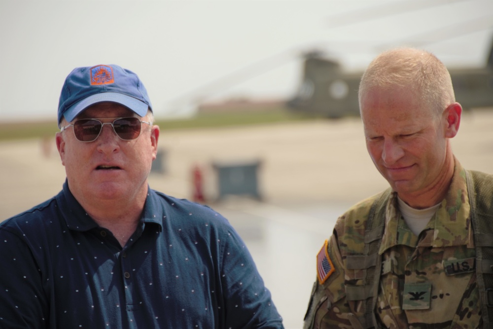 Col. Kenneth C. Cole takes final flight as the 12th CAB Commander