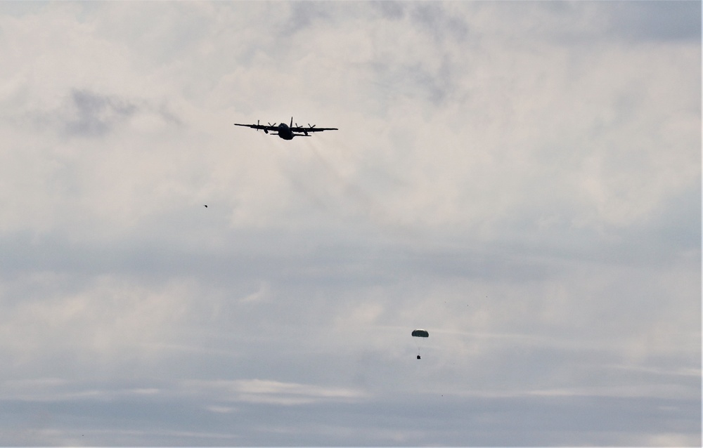 Airdrop Action for Patriot North 2019 Exercise at Fort McCoy