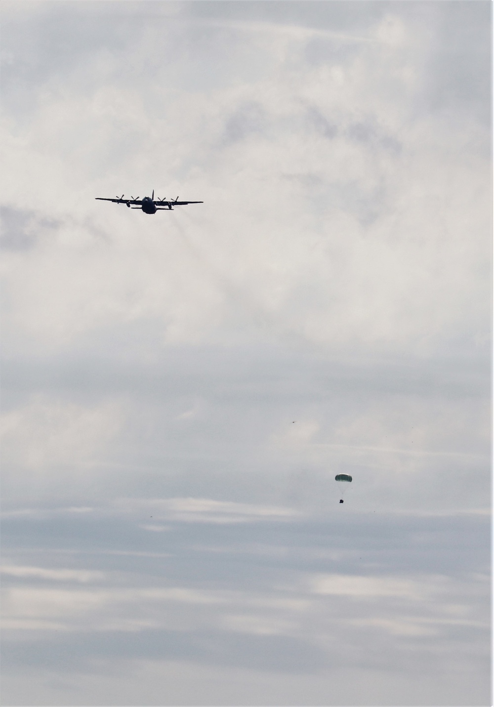 Airdrop Action for Patriot North 2019 Exercise at Fort McCoy