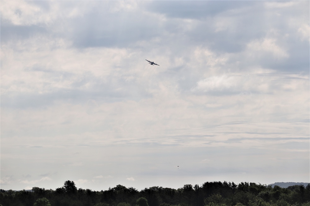 Airdrop Action for Patriot North 2019 Exercise at Fort McCoy