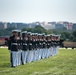 POTUS and VPOTUS participate in a welcome ceremony for SD Esper