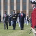 POTUS and VPOTUS participate in a welcome ceremony for SD Esper