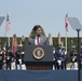 POTUS and VPOTUS participate in a welcome ceremony for SD Esper