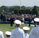 POTUS and VPOTUS participate in a welcome ceremony for SD Esper