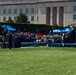 POTUS and VPOTUS participate in a welcome ceremony for SD Esper