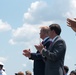 POTUS and VPOTUS participate in a welcome ceremony for SD Esper