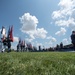 POTUS and VPOTUS participate in a welcome ceremony for SD Esper