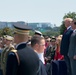 POTUS and VPOTUS participate in a welcome ceremony for SD Esper