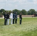 POTUS and VPOTUS participate in a welcome ceremony for SD Esper