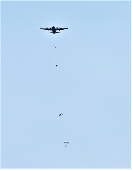 Special operations Airmen conducts airborne insertion for Patriot North 2019 exercise at Fort McCoy