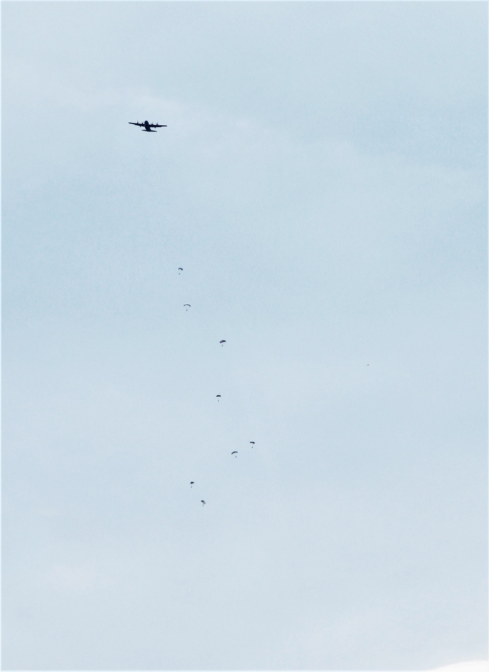 Special operations Airmen conducts airborne insertion for Patriot North 2019 exercise at Fort McCoy