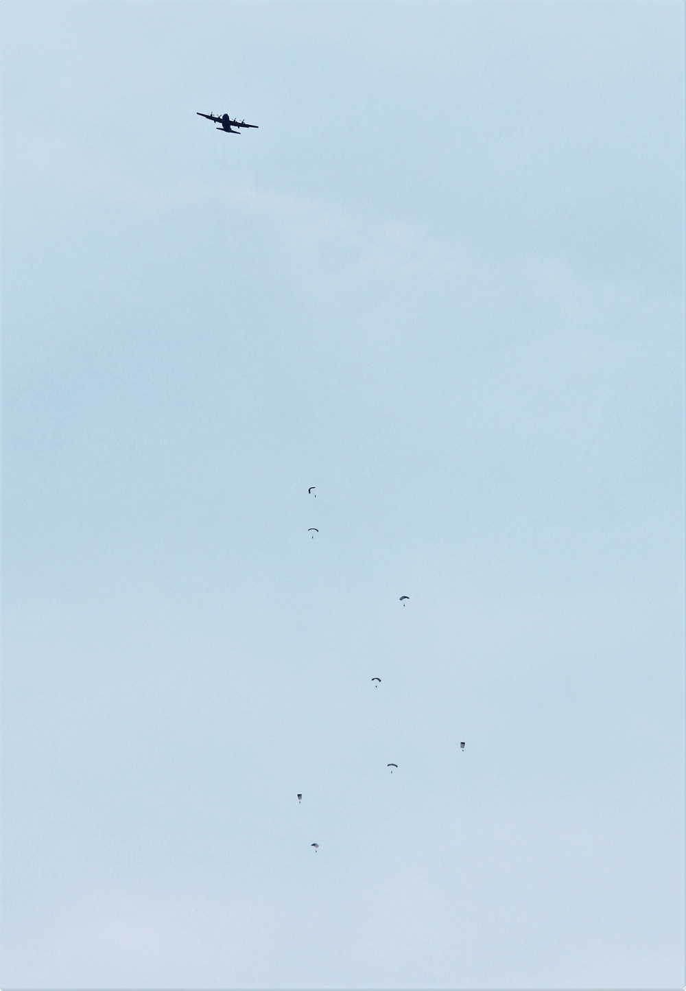 Special operations Airmen conducts airborne insertion for Patriot North 2019 exercise at Fort McCoy