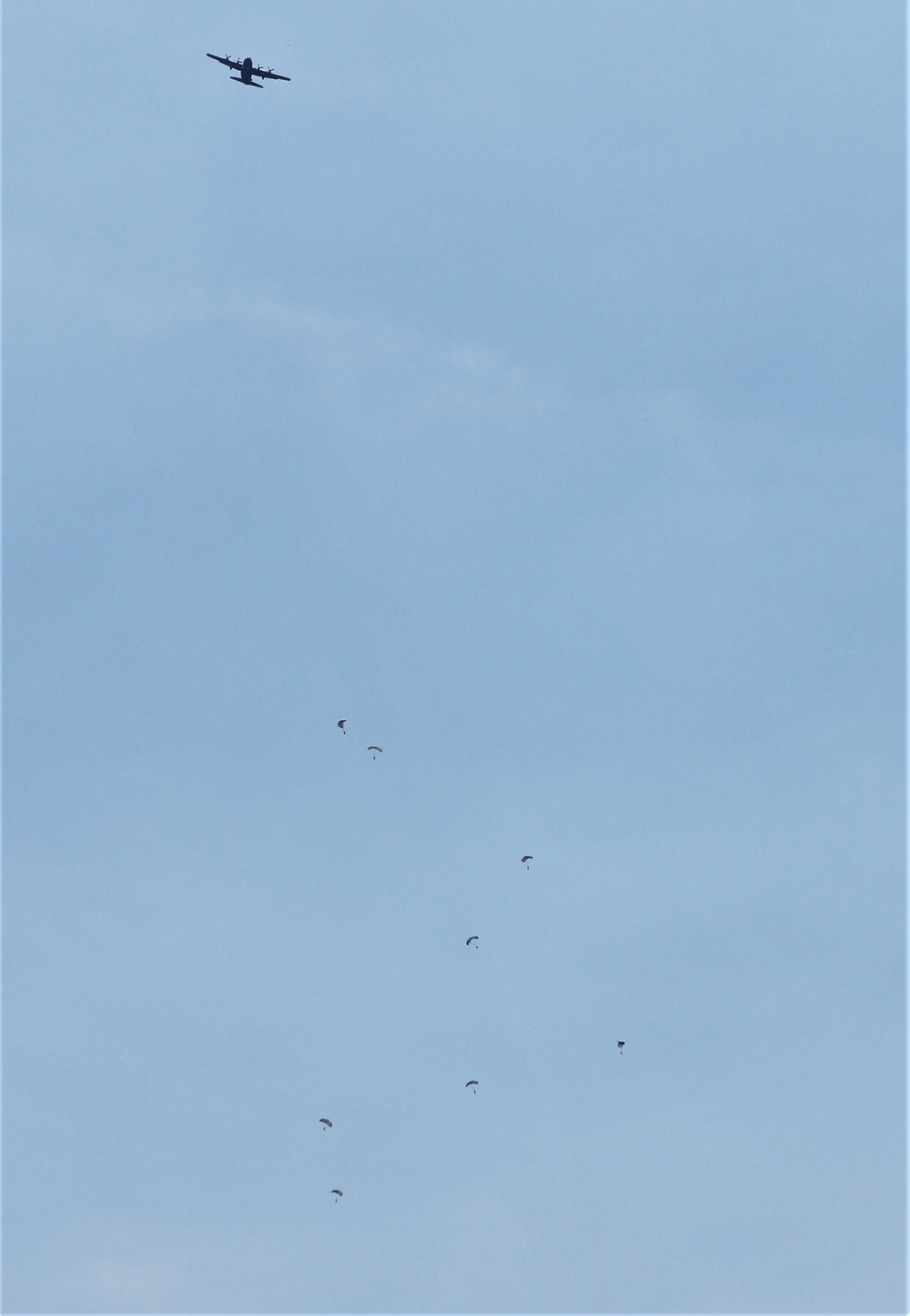 Special operations Airmen conducts airborne insertion for Patriot North 2019 exercise at Fort McCoy
