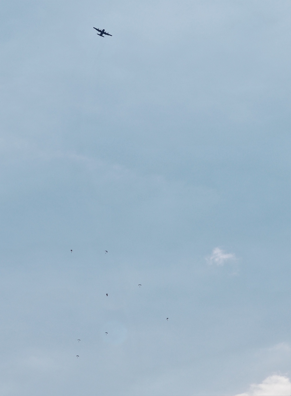 Special operations Airmen conducts airborne insertion for Patriot North 2019 exercise at Fort McCoy