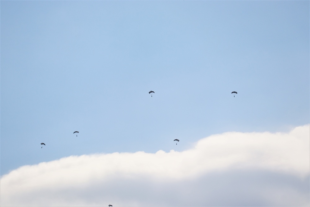 Special operations Airmen conducts airborne insertion for Patriot North 2019 exercise at Fort McCoy