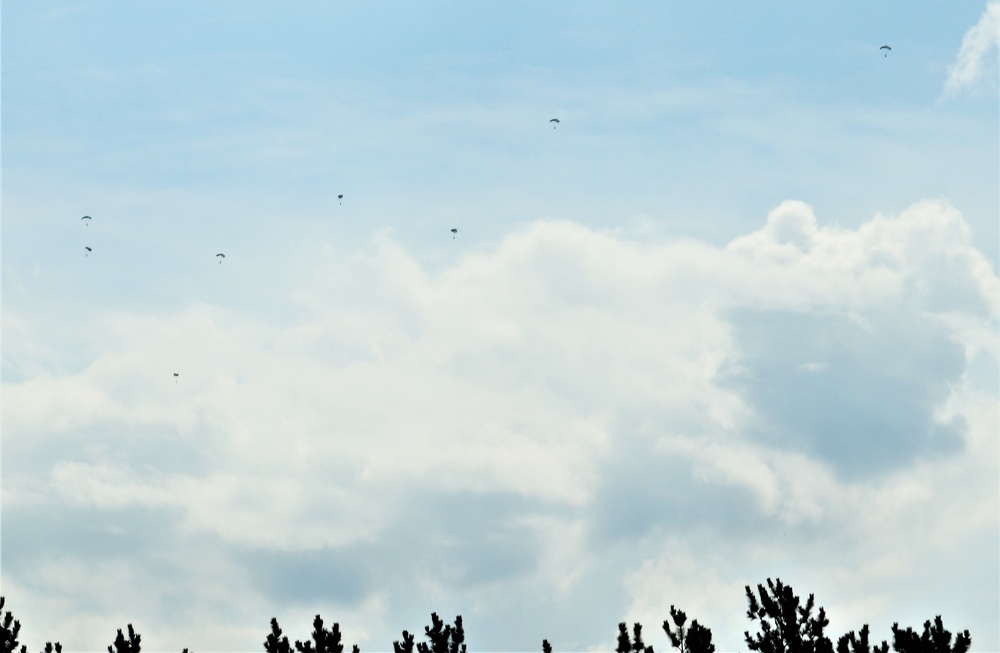 Special operations Airmen conducts airborne insertion for Patriot North 2019 exercise at Fort McCoy