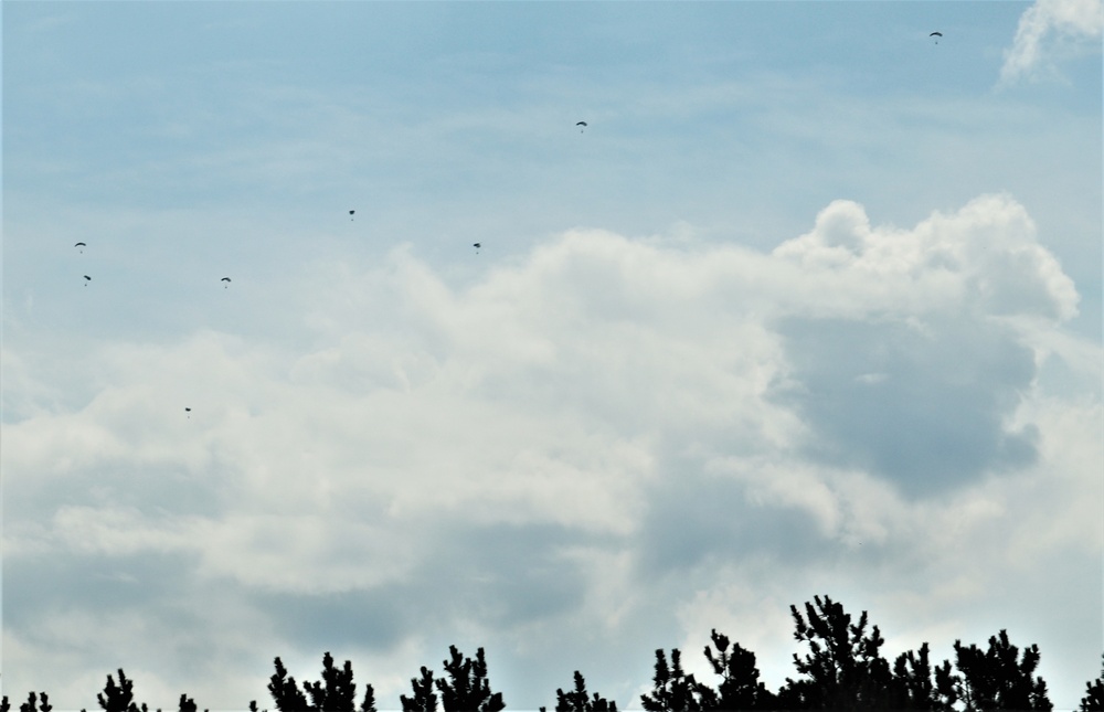 Special operations Airmen conducts airborne insertion for Patriot North 2019 exercise at Fort McCoy