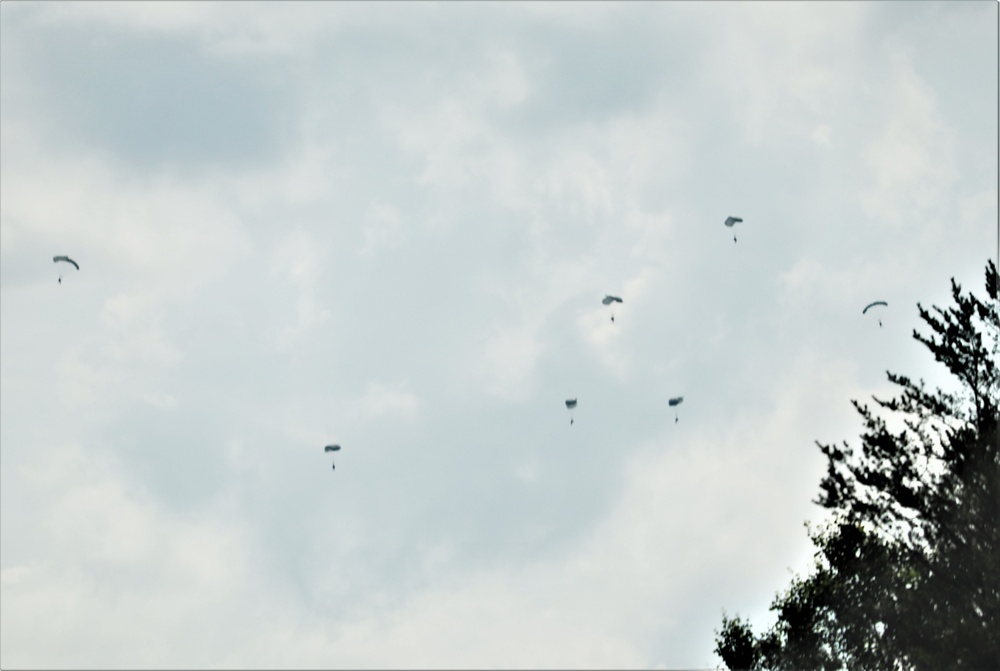 Special operations Airmen conducts airborne insertion for Patriot North 2019 exercise at Fort McCoy