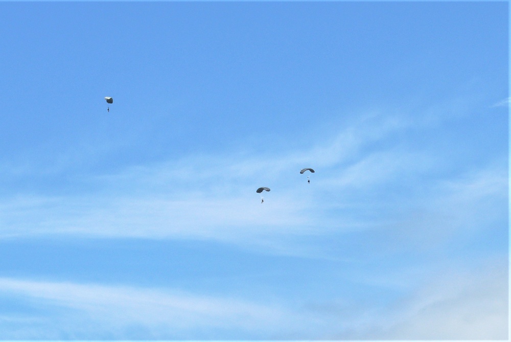 Special operations Airmen conducts airborne insertion for Patriot North 2019 exercise at Fort McCoy