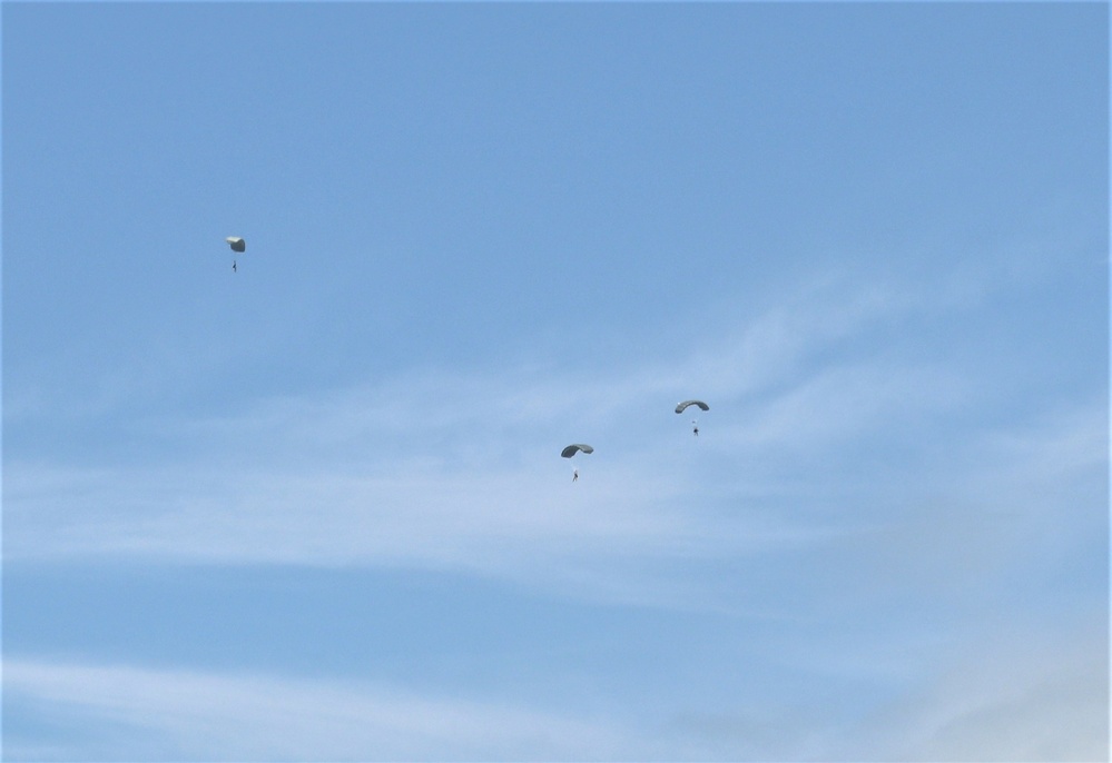 Special operations Airmen conducts airborne insertion for Patriot North 2019 exercise at Fort McCoy