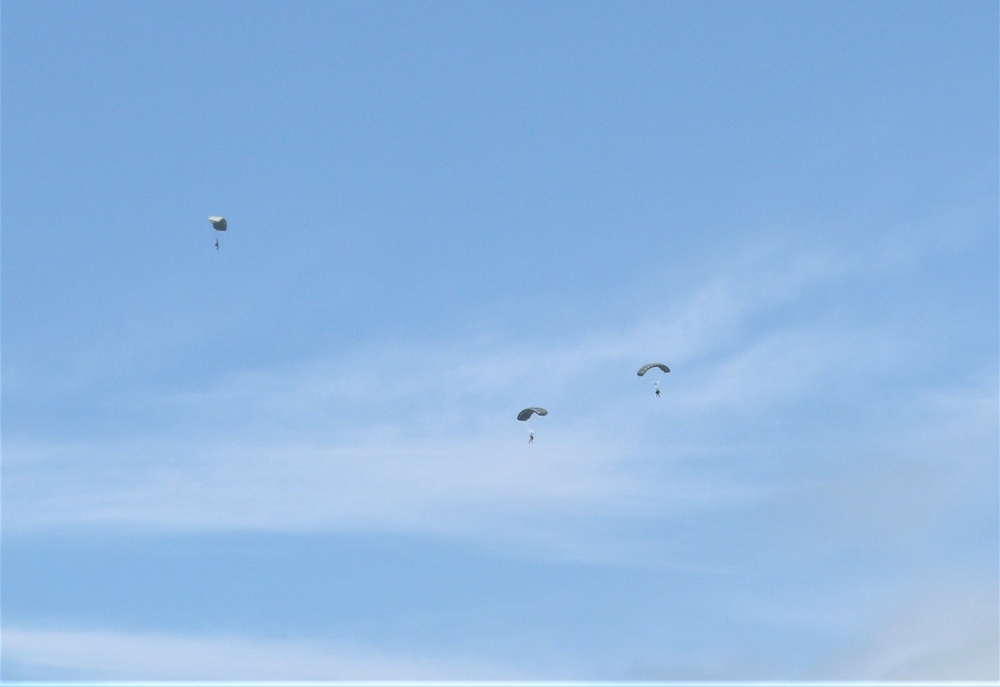 Special operations Airmen conducts airborne insertion for Patriot North 2019 exercise at Fort McCoy