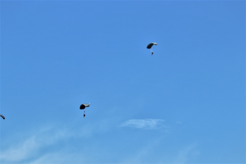 Special operations Airmen conducts airborne insertion for Patriot North 2019 exercise at Fort McCoy