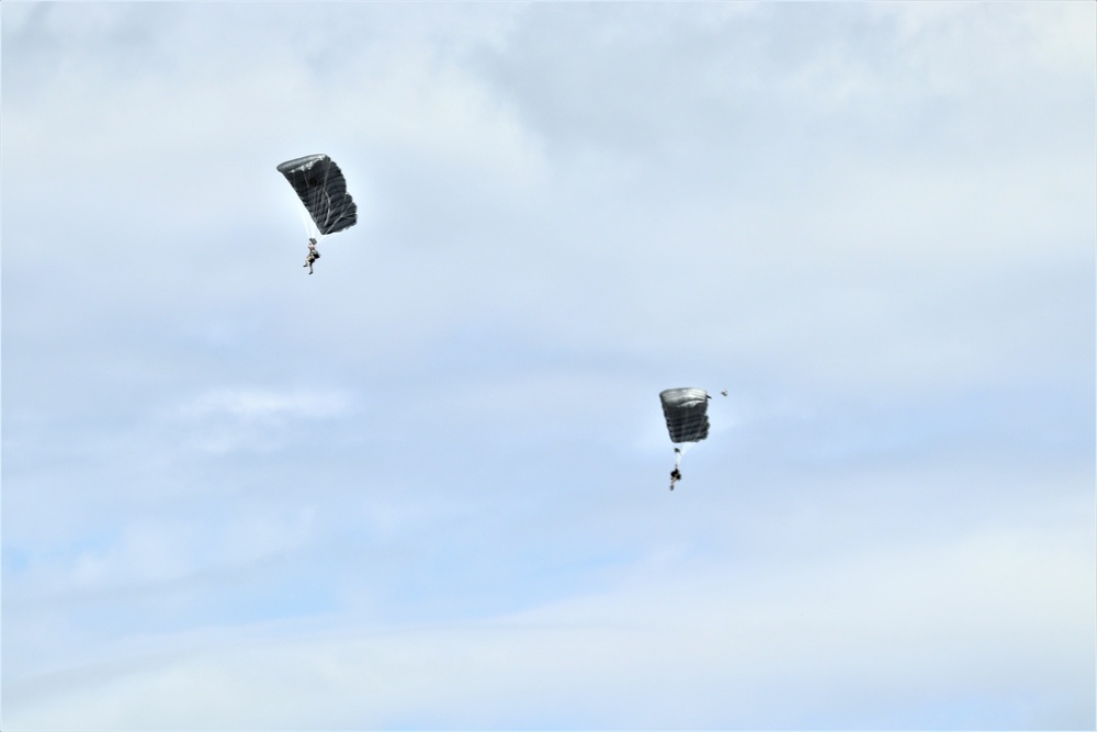 Special operations Airmen conducts airborne insertion for Patriot North 2019 exercise at Fort McCoy
