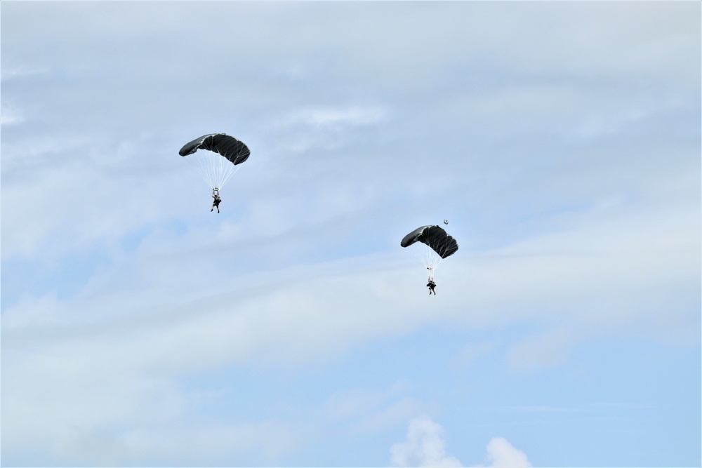 Special operations Airmen conducts airborne insertion for Patriot North 2019 exercise at Fort McCoy