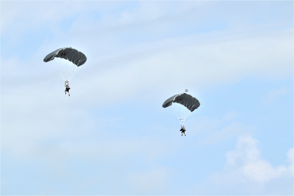 Special operations Airmen conducts airborne insertion for Patriot North 2019 exercise at Fort McCoy